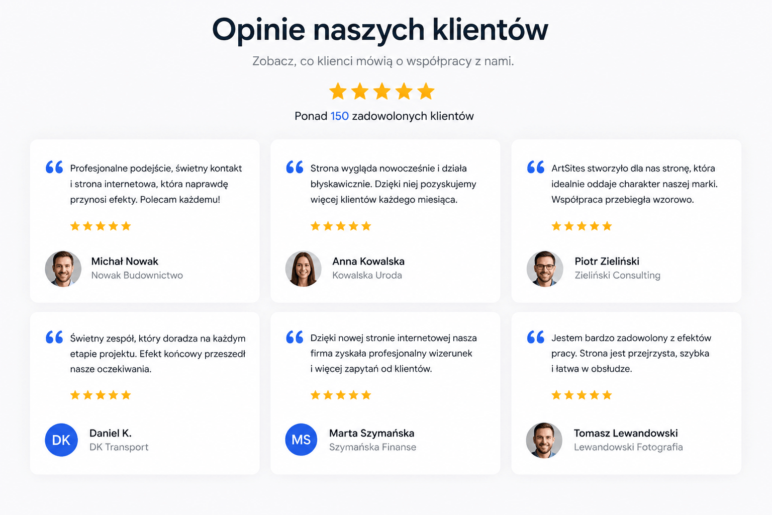 Opinie klientów