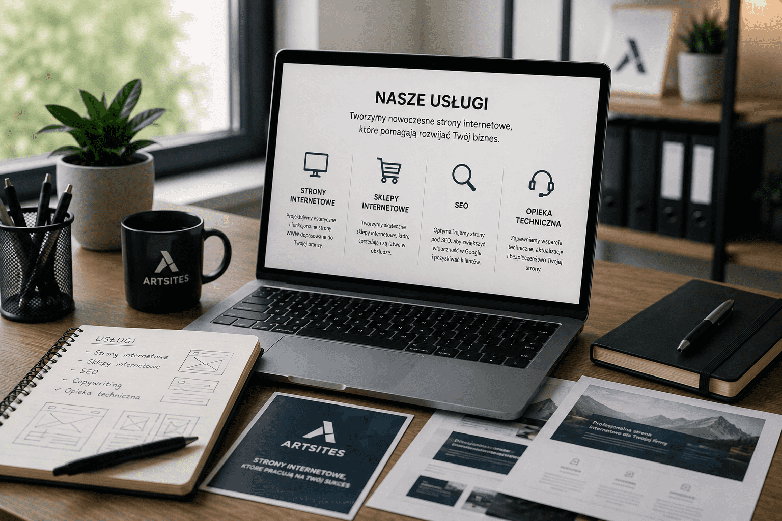 Przygotowanie opisu usług na stronę internetową