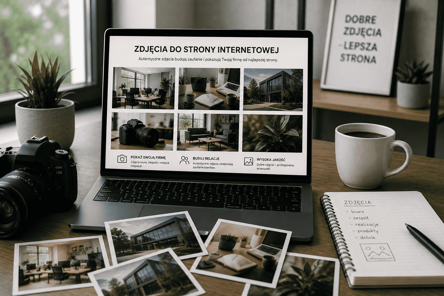 Przygotowanie zdjęć do strony internetowej